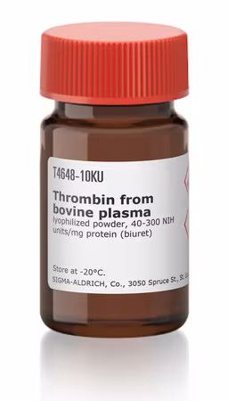 TROMBINA DEL PLASMA BOVINO pack 1X1KU