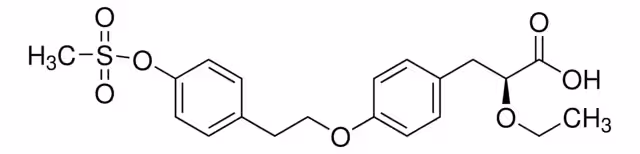 TESAGLITAZAR paquete 1X5MG