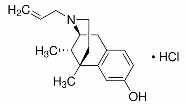 (+)-N-ALILNORMETAZOCINA HCL paquete 1X10MG