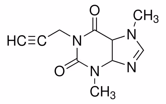 3,7-DIMETIL-1-PROPARGILXANTINA, >=98%& paquete 1X25MG