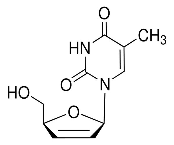 2',3'-DIDEHIDRO-3'-DESOXITIMIDINA& paquete 1X50MG