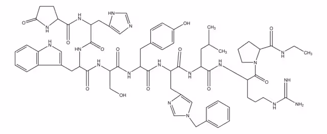 DES-GLY10, (D-HIS(BZL)6)-LH-RH ETILAMIDA paquete 1X1MG