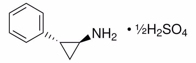 TRANS-2-FENILCICLOPROPILAMINA HEMISULFA paquete 1X25G