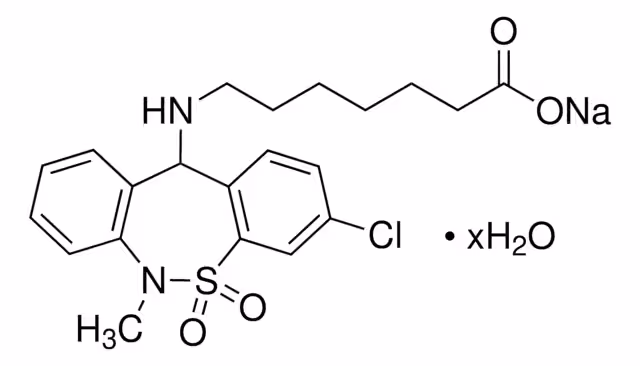 TIANEPTINA SAL SÓDICA HIDRATO pack 1X5MG