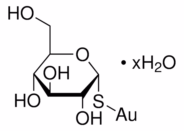 HIDRATO DE AUROTIOGLUCOSA, >=96%& paquete 1X5MG
