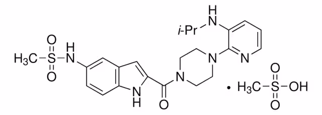 DELAVIRDINA MESILATO pack 1X25MG