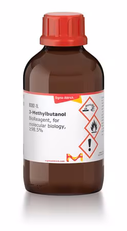 3-METILBUTANOL PARA BIOLOGÍA MOLECULAR, y pack 1X500ML