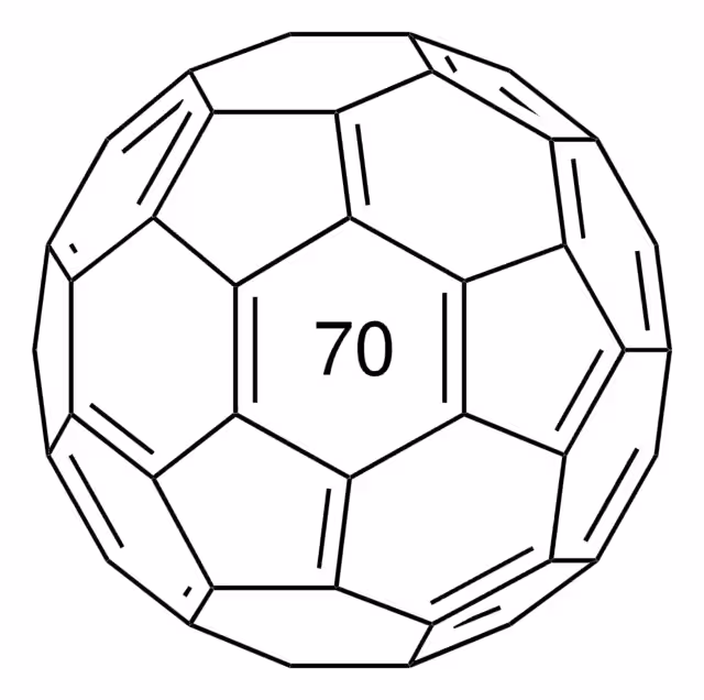 [5.6]-FULLERENE-C70, 98% paquete 1X500MG