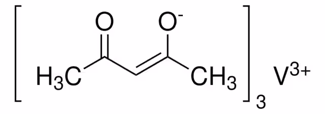 ACETILACETONATO DE VANADIO(III), 97% paquete 1X50G