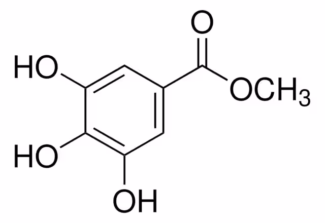 3,4,5-TRIHIDROXIBENZOATO DE METILO, 98% paquete 1X100G