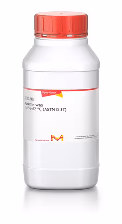 CERA DE PARAFINA, MP 58-62 GRADOS. C (ASTM D 87 paquete 1X1KG