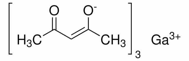 ACETILACETONATO DE GALIO(III), 99,99% MET paquete 1X5G