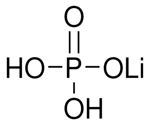 DIHIDRÓGENFOSFATO DE LITIO 99% paquete 1X500G