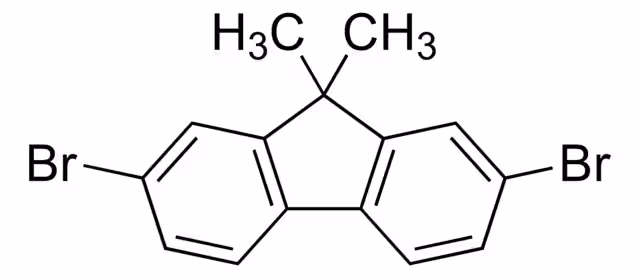 2,7-DIBROMO-9,9-DIMETIL-9H-FLUORENO, 9 y paquete 1X5G