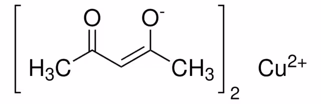 ACETILACETONATO DE COBRE(II), 97% paquete 1X500G