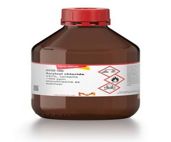 CLORURO DE ACRILOILO, >=97%, ESTABILIZADO CON paquete 1X100G