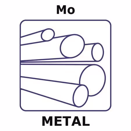 MOLIBDENO, VARILLA, 1000MM, DIÁMETRO 10.0M& paquete 1X1EA