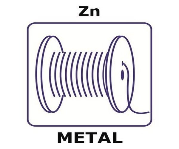 ZINC, CARRETE DE ALAMBRE, 25M, DIÁMETRO 0,05MM, Y paquete 1X1EA
