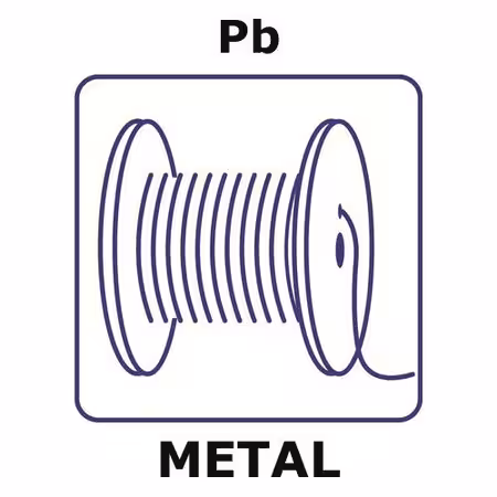 PLOMO, CARRETE DE ALAMBRE, 2M DE DIÁMETRO 2,0 MM, COMO Y PAQUETE 1X1EA