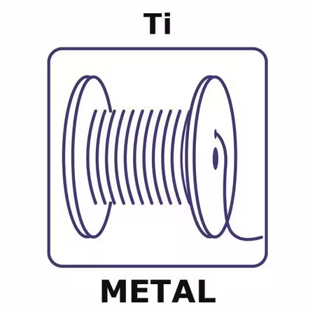 TITANIUM, REEL DE ARMAZENAMENTO, Diameter de 100M 0,25 & embalagem 1X1EA