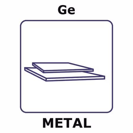 GERMANIO, HOJA, 50X50MM, ESPESOR 1.& paquete 1X1EA