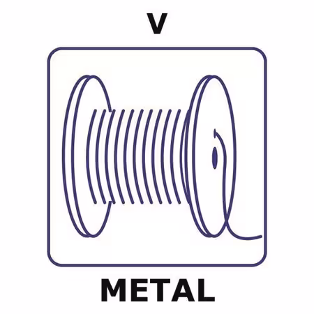 VANADIO, CARRETE DE ALAMBRE, 2M, DIÁMETRO 0,1MM y paquete 1X1EA