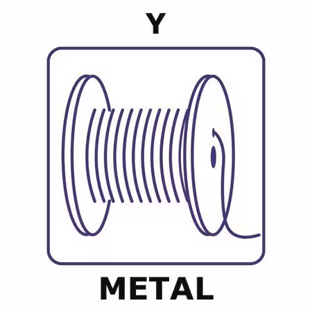 ITRIO, CARRETE DE ALAMBRE, 0,2 M, DIÁMETRO 1,0 M y paquete 1X1EA