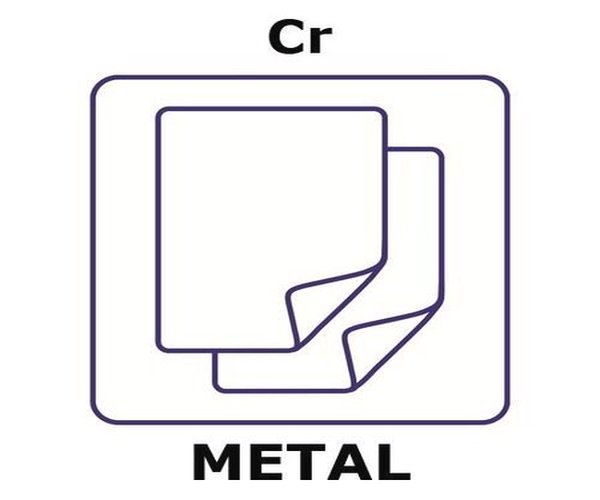 CROMO, LÁMINA 50X50MM, ESPESOR 3.0MM y paquete 1X1EA