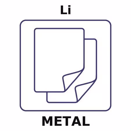 LITIO, LÁMINA 25X100MM, ESPESOR 0,6MM y paquete 1X5EA