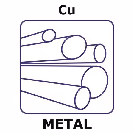 COPPER, ROD, DIAMETER 3.2MM, LENGTH 100& pack 1X1EA