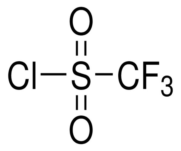 TRIFLUOROMETHANESULFONYL CHLORIDE, 99+% pack 1X25G