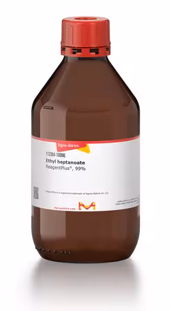 ETHYL HEPTANOATE, REAGENTPLUS(R), 99% pack 1X500ML