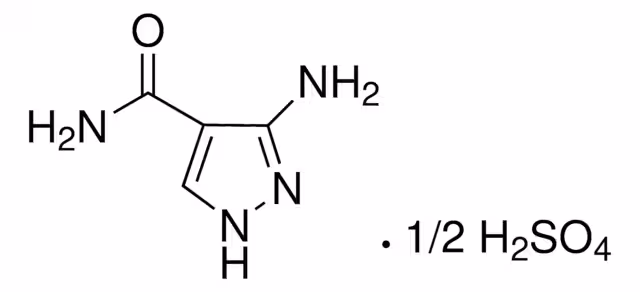 3-AMINO-4-PYRAZOLECARBOXAMIDE HEMISULFA& pack 1X5G