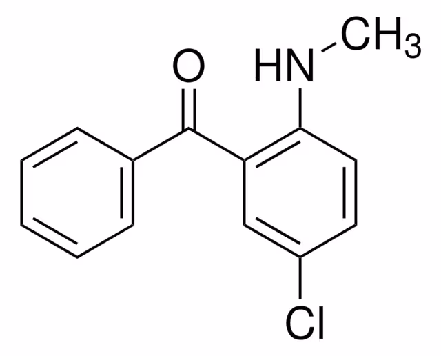 5-CHLORO-2-(METHYLAMINO)BENZOPHENONE, 99 pack 1X10G