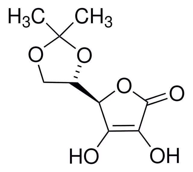 5,6-ISOPROPYLIDENE-L-ASCORBIC ACID, 98% pack 1X5G