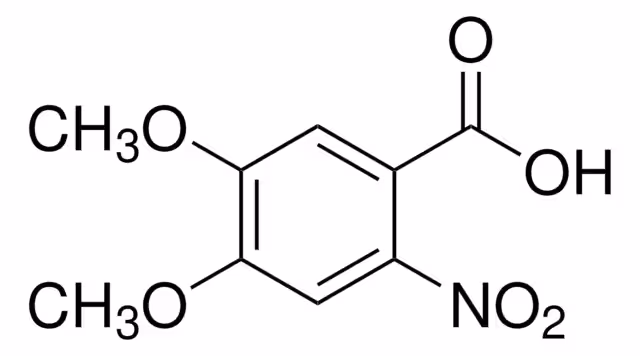 4,5-DIMETHOXY-2-NITROBENZOIC ACID, 99% pack 1X100G