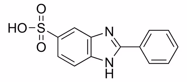 2-PHENYL-5-BENZIMIDAZOLESULFONIC ACID, & pack 1X250G