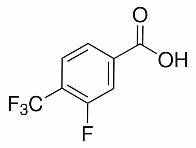 3-FLUORO-4-(TRIFLUOROMETHYL)BENZOIC ACI& pack 1X1G