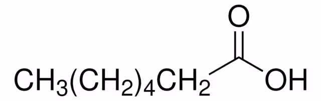Heptanoic acid, >= 99.0 % GC pack 1X100ML