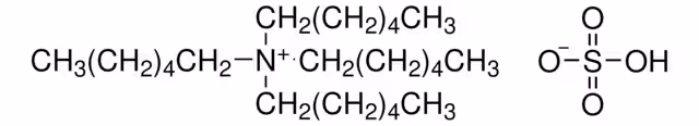 TETRAHEXYLAMMONIUM HYDROGENSULFATE, >=& pack 1X25G
