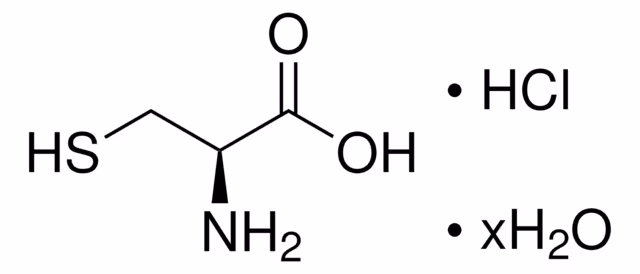 L-CYSTEINE HYDROCHLORIDE HYDRATE, 99% pack 1X100G