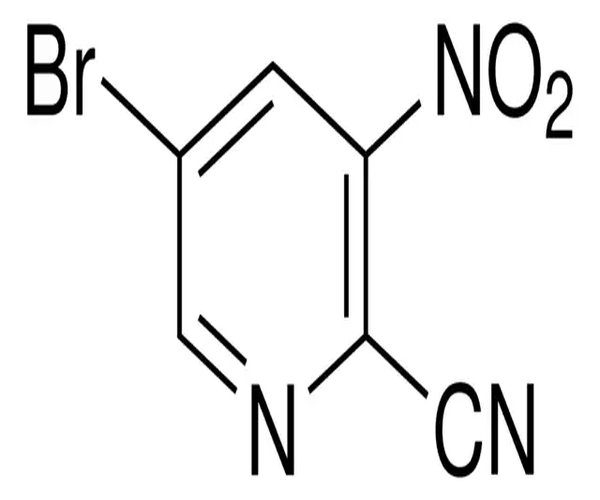 5-BROMO-3-NITROPYRIDINE-2-CARBONITRILE,& pack 1X25G
