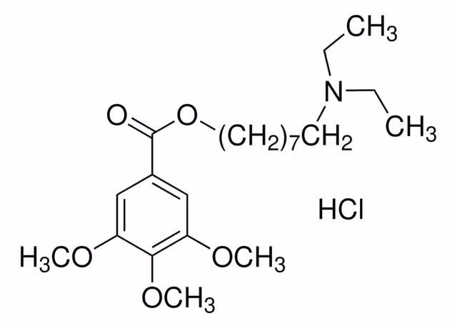 8-(DIETHYLAMINO)OCTYL-3,4,5-TRIMETHOXYB pack 1X25MG