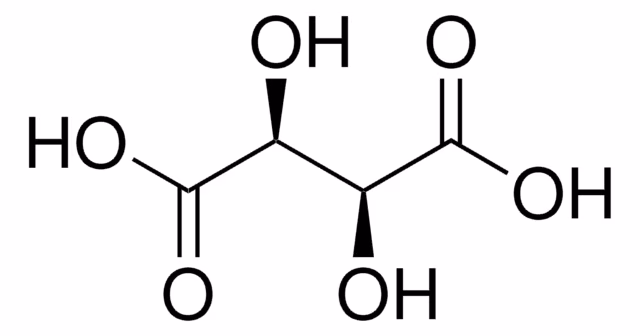 D-(-)-TARTARIC ACID, REAGENTPLUS(R), 99% pack 1X100G