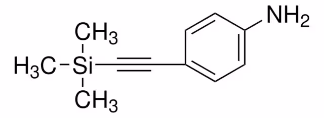 4-((TRIMETHYLSILYL)ETHYNYL)ANILINE, 96% pack 1X5G