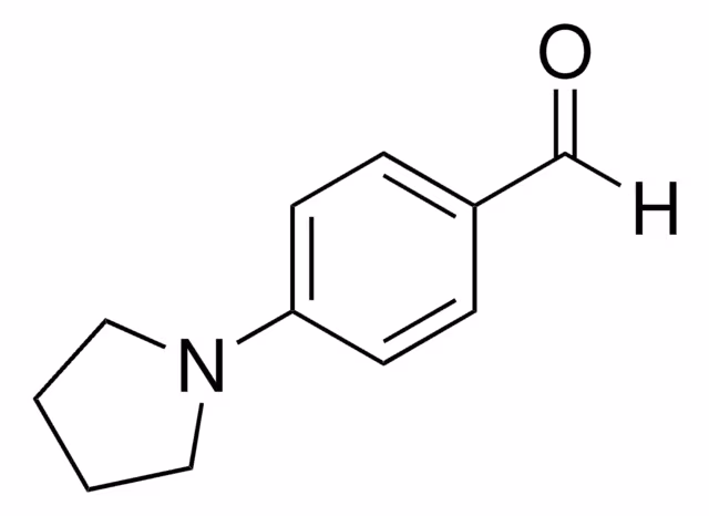 4-(1-PYRROLIDINO)BENZALDEHYDE, 97% pack 1X25G