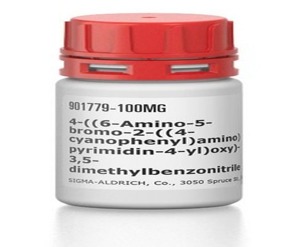 4-((6-AMINO-5-BROMO-2-((4-CYANOPHENYL)A& pack 1X100MG