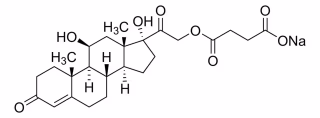 HYDROCORTISONE 21-HEMISUCCINATE SODIUM & pack 1X100MG