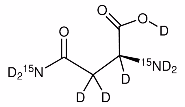 L-ASPARAGINE-15N2,D8, 98 ATOM% 15N, 98 & pack 1X100MG