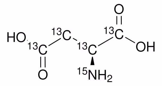 L-ASPARTIC ACID-13C4, 15N, 98 ATOM% 13C, pack 1X250MG
